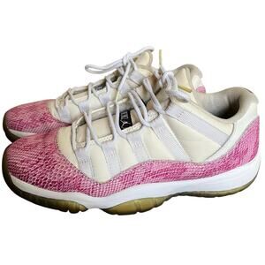 Air Jordan 11 Retro Low Pink Snakeskin 2013 Sz 6Y Women’s 7.5 580521-108